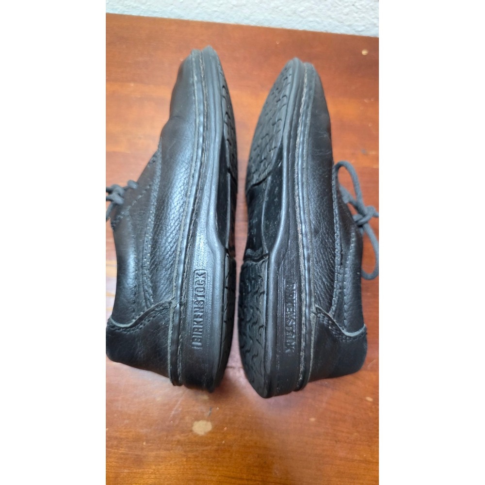 Birkenstock Footprints Leather Oxfords Womens 37 L6 Black Lace Up Shoes 1 - Picture 7 of 8
